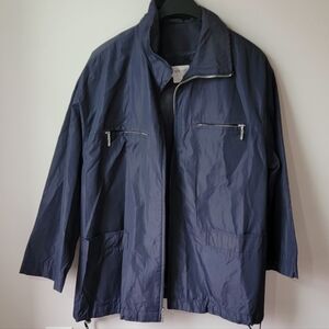 Jones New York Men's Dark Blue Windbreaker